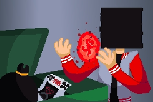 fanart of gl ranboo in 'THE GAME'